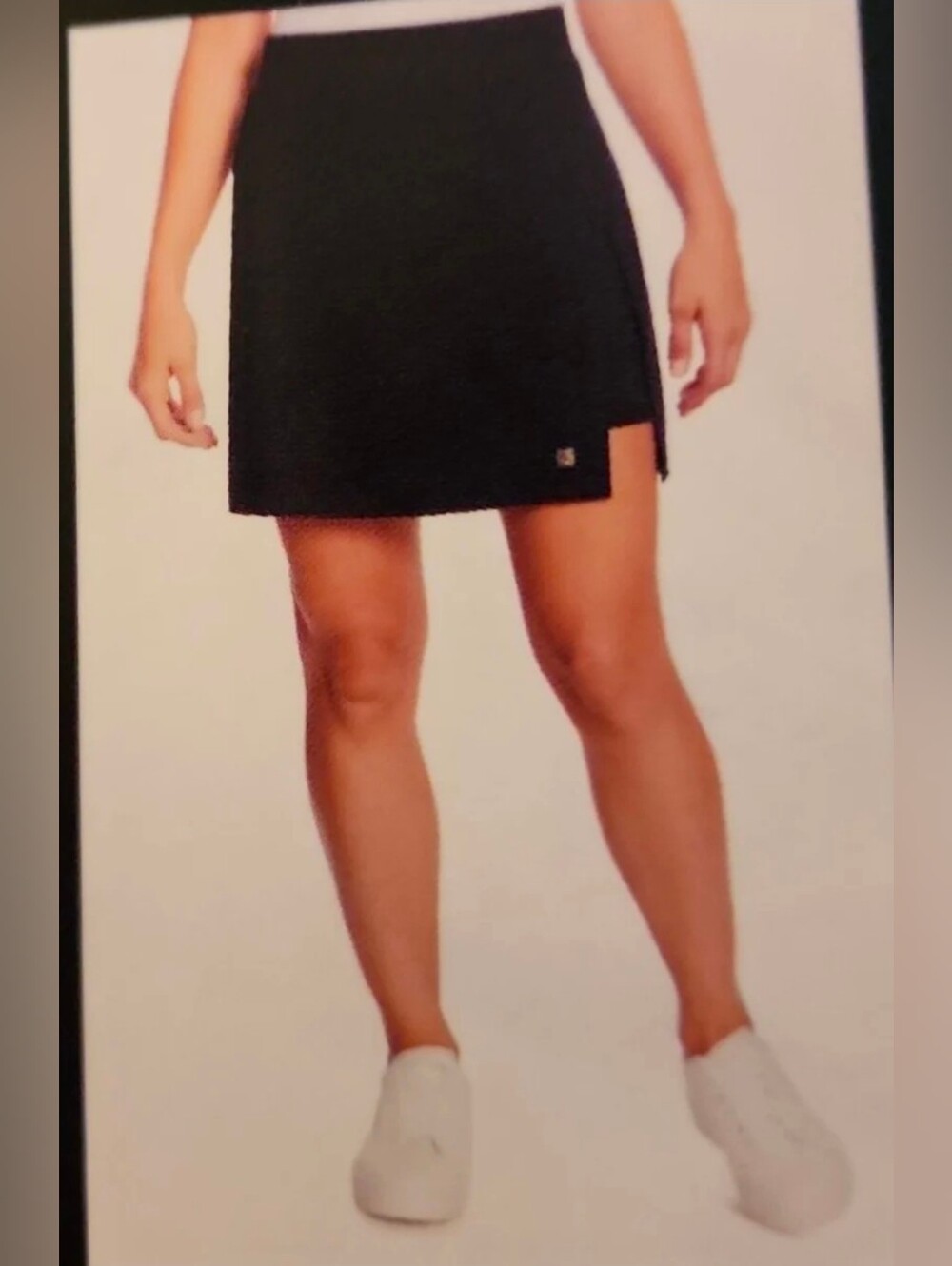 Anne Klein ULTRA SOFT Black Athletic Hidden Pocket Tennis Golf Skort  XXL